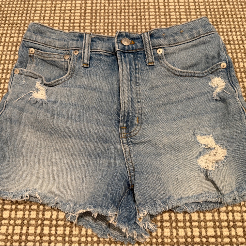 Madewell Light Blue Jean Shorts
